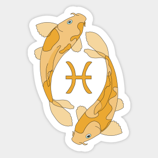 Pisces (Marigold) Sticker